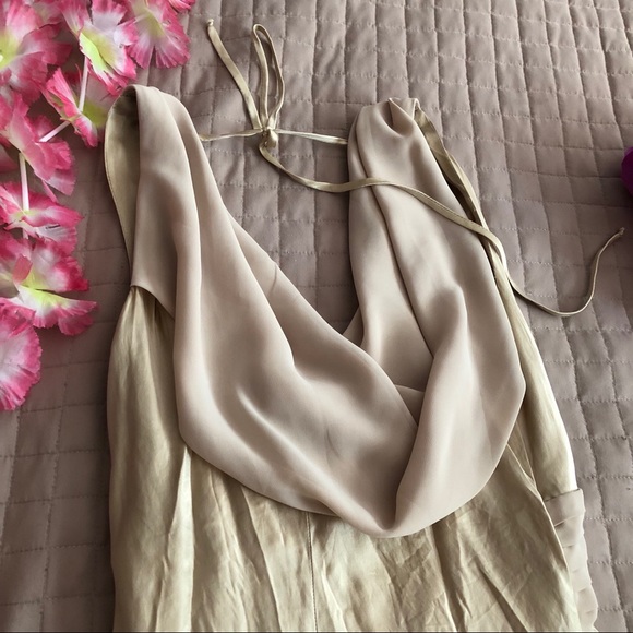 Arden B. formal long gown / cocktail dress S gold - Picture 5 of 8